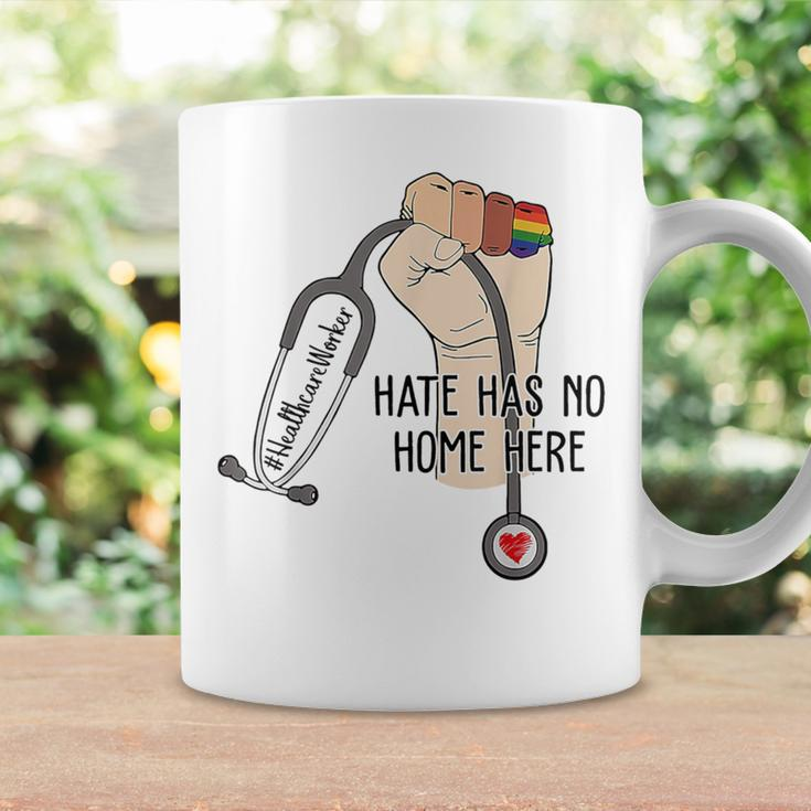 Hate Has No Home Here Healthcare Worker Lgbt Coffee Mug Gifts ideas
