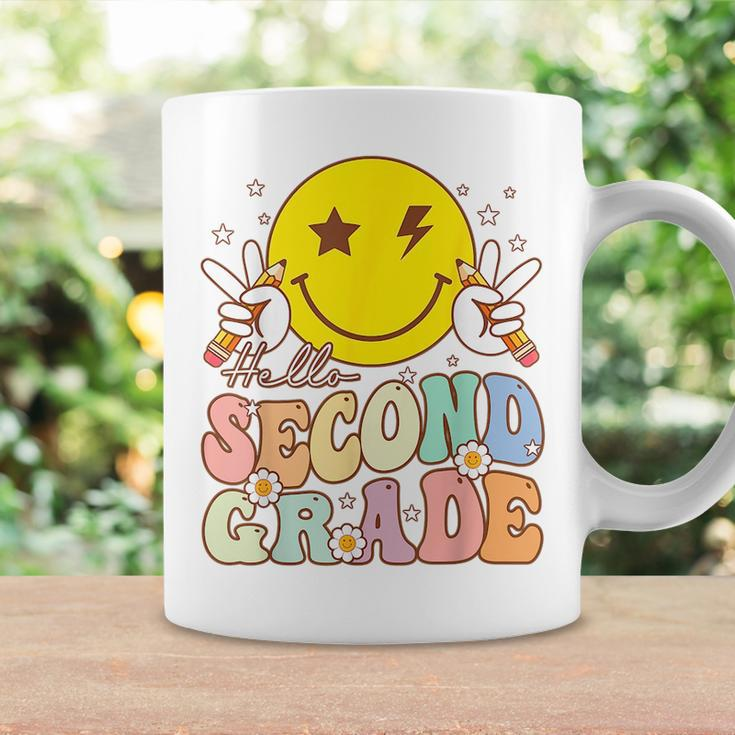 Hello Second Grade Funny Smile Face 2Nd Grade Back To School Coffee Mug Gifts ideas