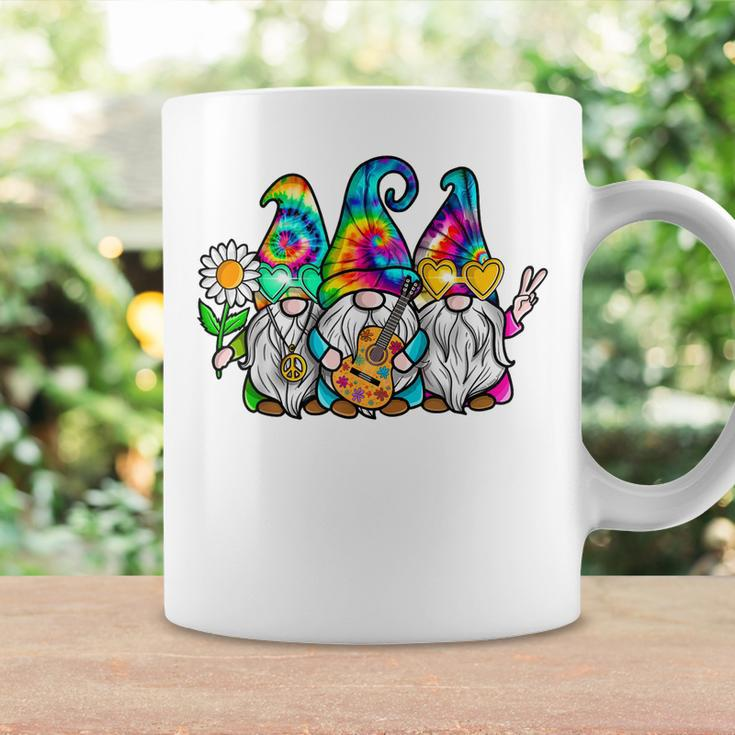 Hippie Gnomes Tie Dye Peace Love Peace Sign 60S 70S Hippie Coffee Mug Gifts ideas