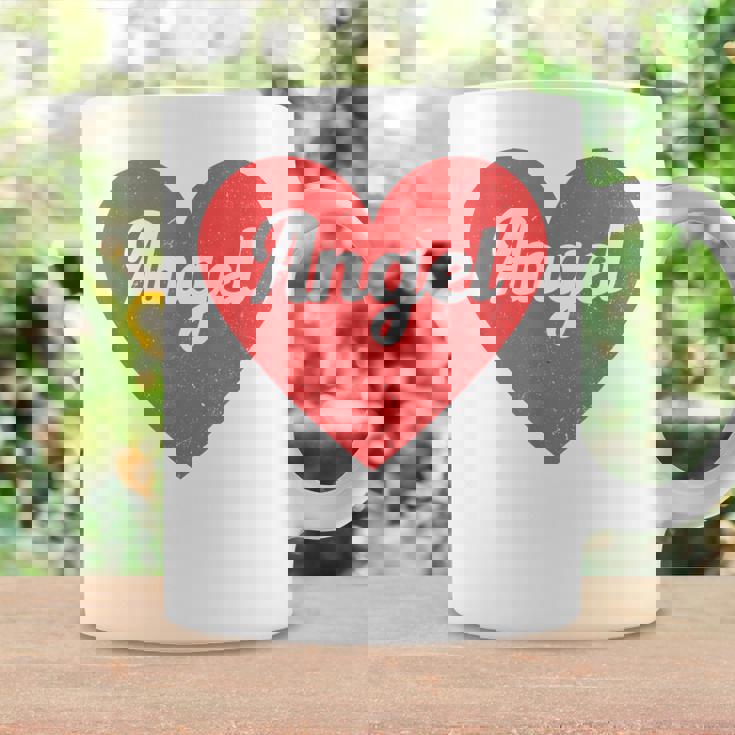 I Heart Angel First Names And Hearts I Love Angel Coffee Mug Gifts ideas