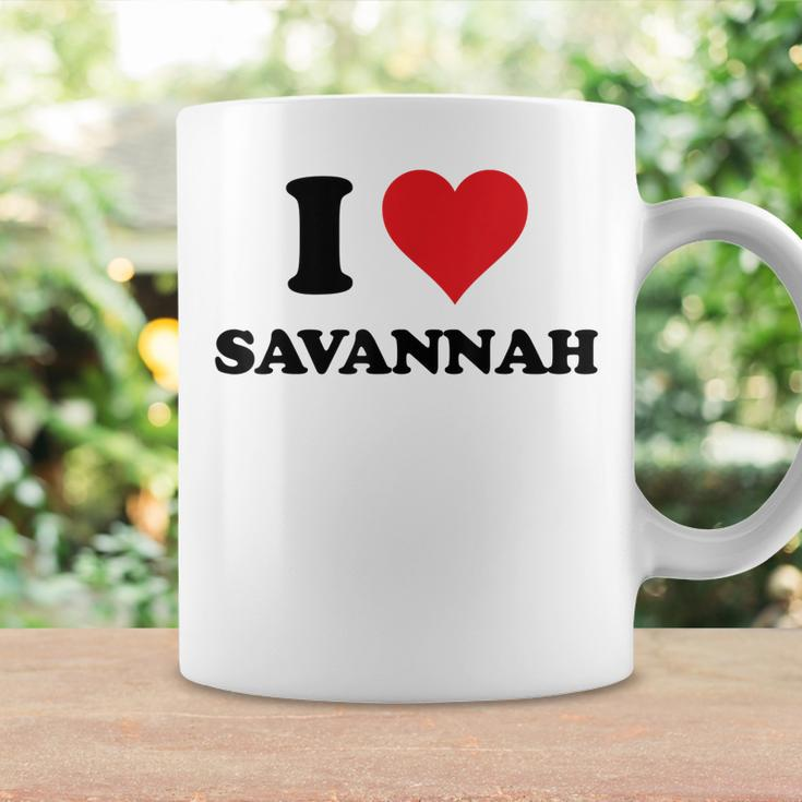 I Heart Savannah First Name I Love Personalized Stuff Coffee Mug Gifts ideas