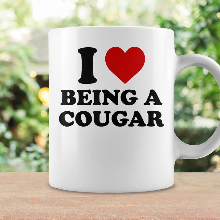 I Love Being A Cougar I Heart Being A Cougar Coffee Mug Gifts ideas