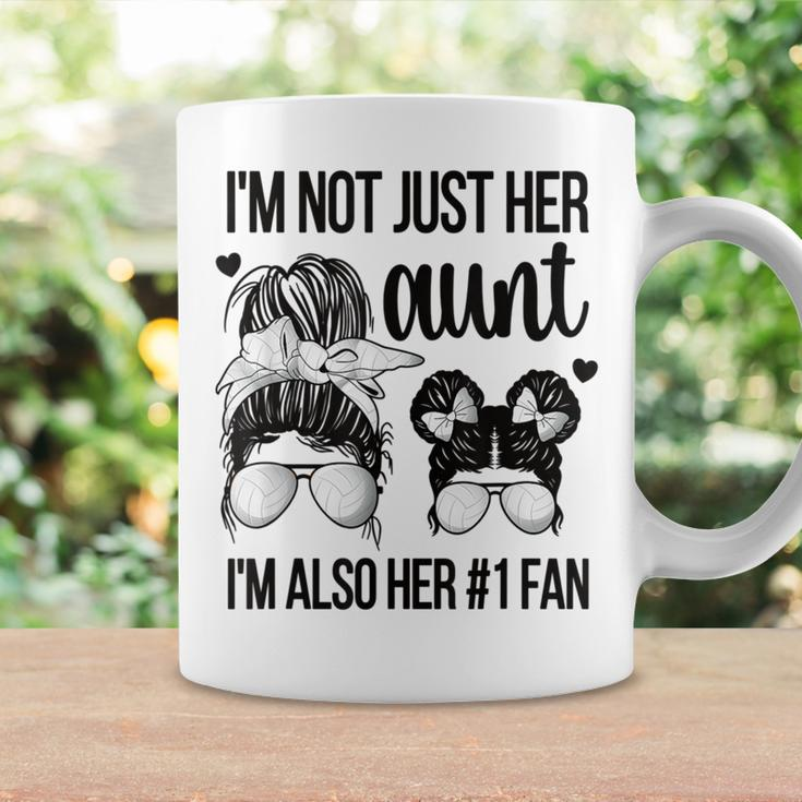 I'm Her Fan Proud Volleyball Auntie Volleyball Aunt Coffee Mug Gifts ideas