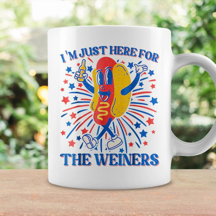 Im Just Here For The Wieners Funny 4Th Of July Wieners Coffee Mug Gifts ideas