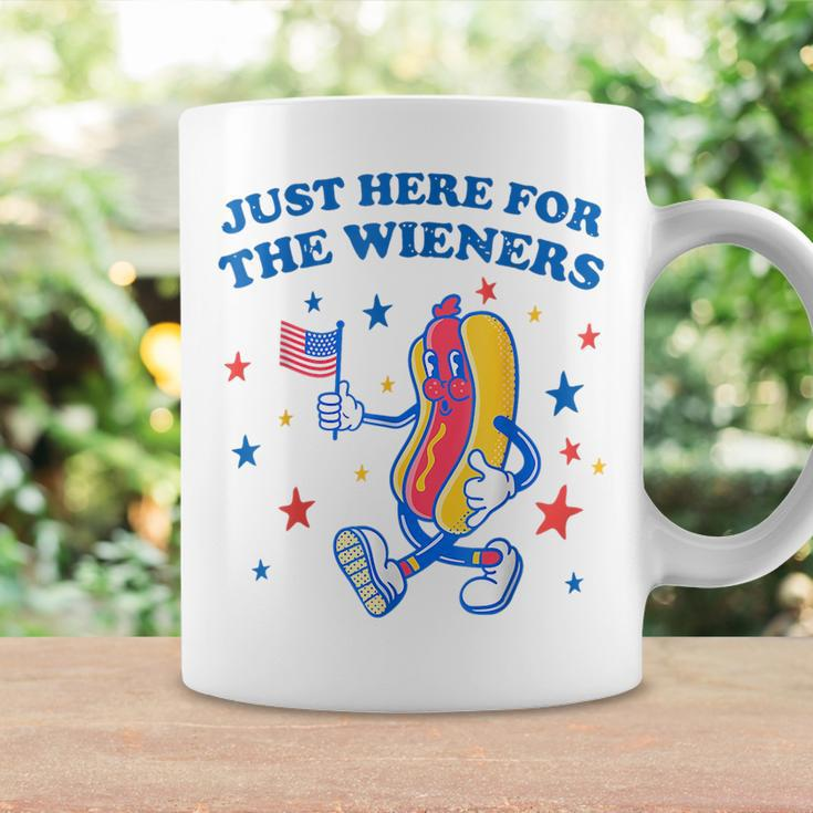 Im Just Here For The Wieners Funny Fourth Of July Coffee Mug Gifts ideas