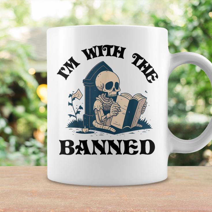 Im With The Banned Read Banned Books Lover Bookworm Coffee Mug Gifts ideas