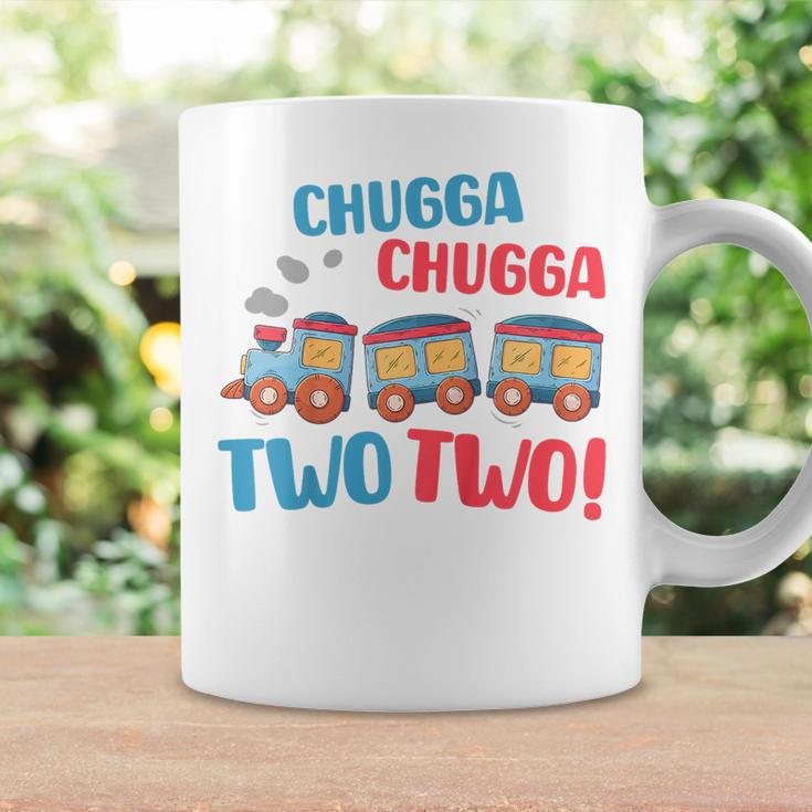 Kids Birthday 2 Year Old Gifts Chugga Two Two Party Theme Trains Coffee Mug Gifts ideas