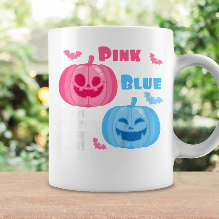 Kids Halloween Gender Reveal Your Sister Loves You Fall Themes For Sister Coffee Mug Gifts ideas