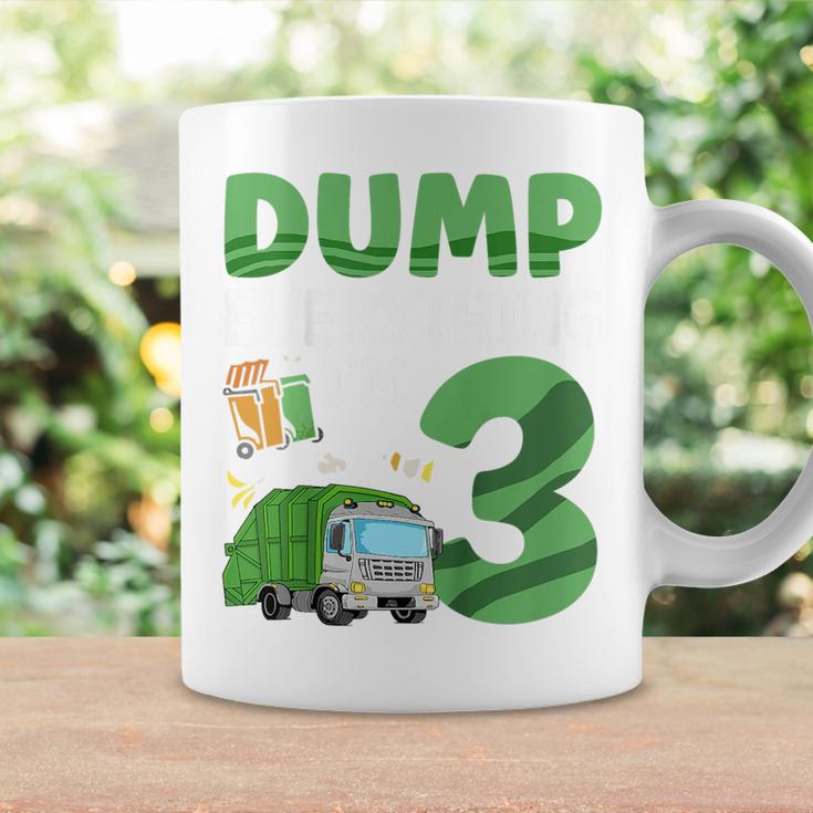 Im Three 3 Year Old Birthday Boy Garbage Truck Toddler Coffee Mug