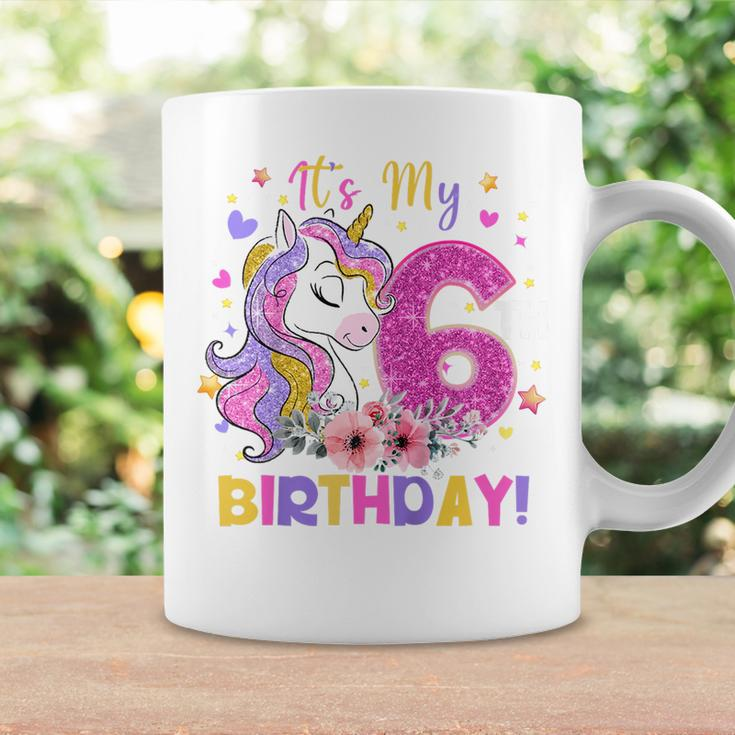 Kids Its My 6Th Birthday Funny Unicorn Girls 6 Year Old Gift Coffee Mug Gifts ideas