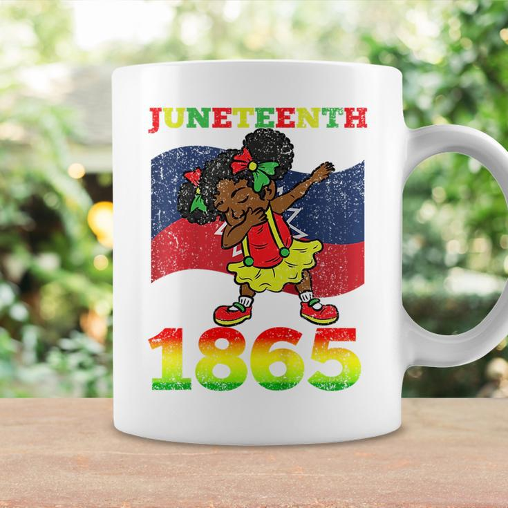 Kids Junenth 1865 Cute Dabbing Black History Afro African Kids Coffee Mug Gifts ideas