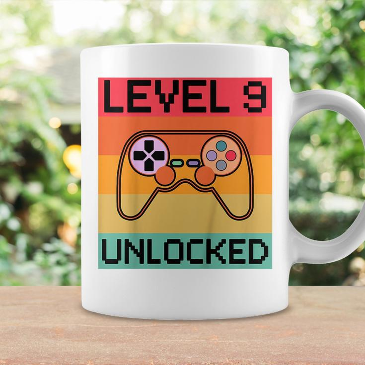Kids Level 9 Unlocked - Video Gamer - 9Th Birthday Gaming Gift Coffee Mug Gifts ideas