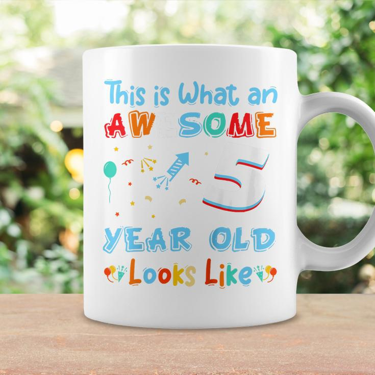 Kids This Is What An Awesome 5 Year Old Looks Like 5Th Birthday Coffee Mug Gifts ideas