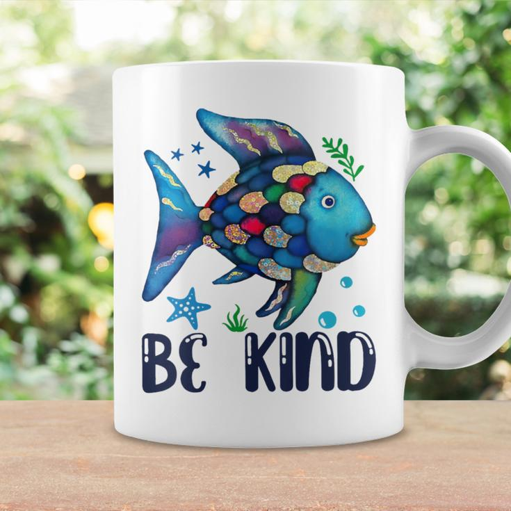 Be Kind Rainbow Fish Teacher Life Back To School Teaching Coffee Mug Gifts ideas