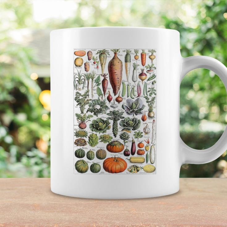 Kitchen Vegetable Identification Reference Chart Botanical Coffee Mug Gifts ideas