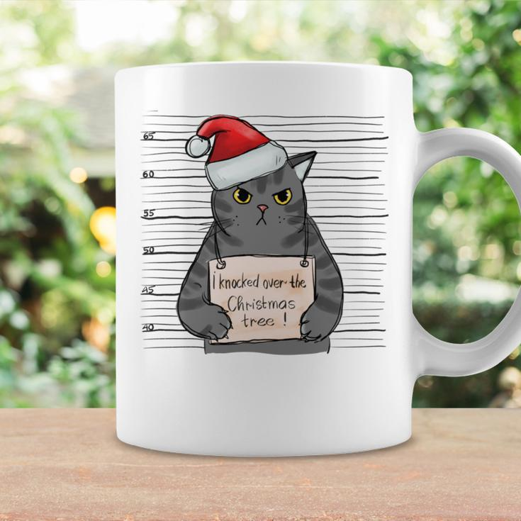 I Knocked Over The Christmas Tree Fat Cat Shot Coffee Mug Gifts ideas