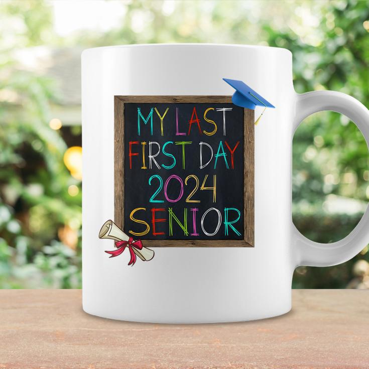 My Last First Day 2024 High School Senior Back To School Coffee Mug Gifts ideas