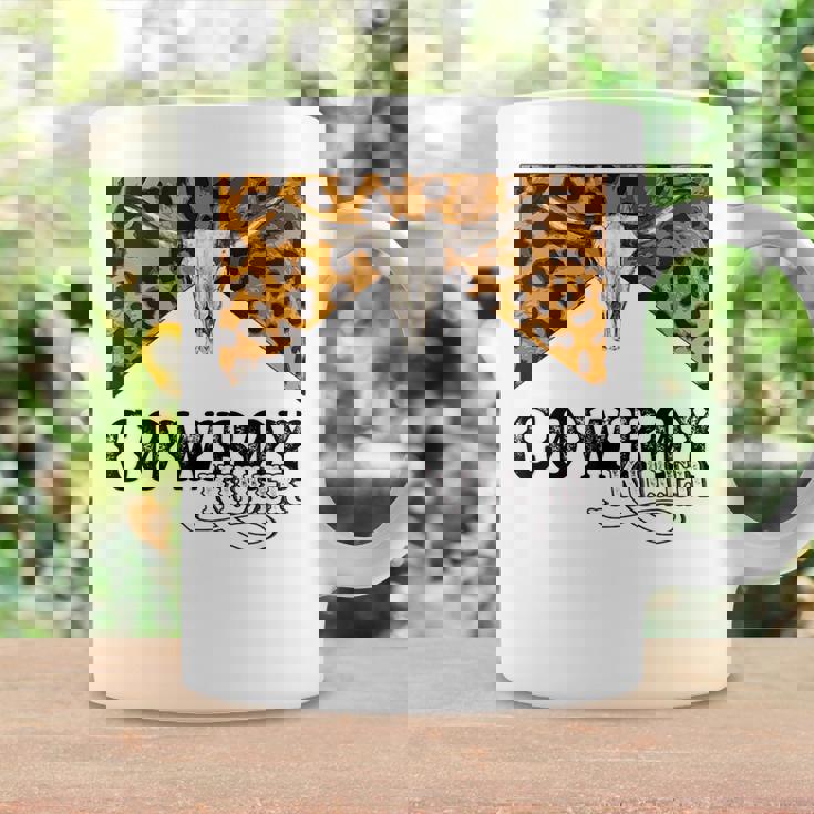 Leopard Rodeo Cowboy Western Bull Skull Killer Cowhide Rodeo Funny Gifts Coffee Mug Gifts ideas