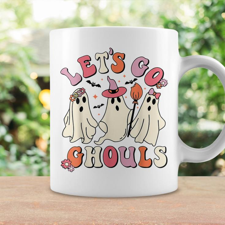 Let's Go Ghouls Ghost Halloween Costume Girls Coffee Mug Gifts ideas
