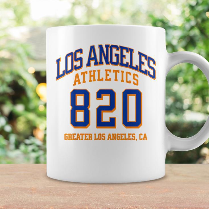 Los Angeles Athletics 820 Area Code Los Angeles California Coffee Mug ...