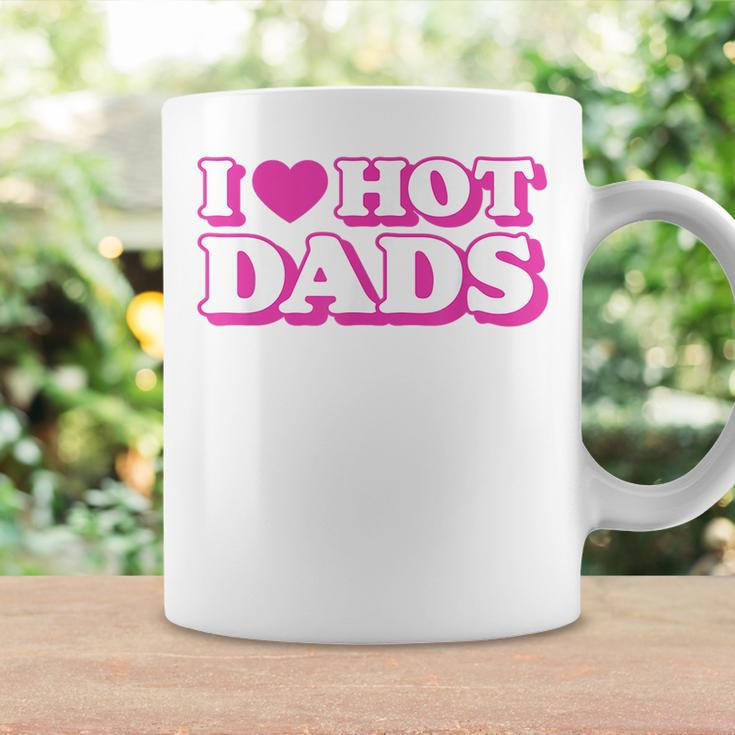 I Love Hot Dads Heart Bimbo Aesthetic Y2k Pink Coffee Mug Gifts ideas