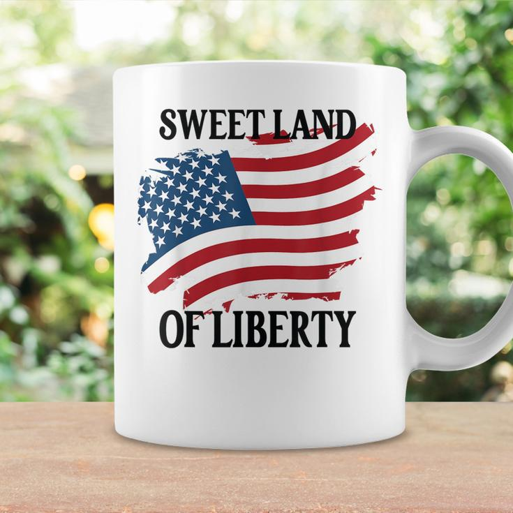 Memorial Day Sweet Land Of Liberty American Flag Coffee Mug Gifts ideas