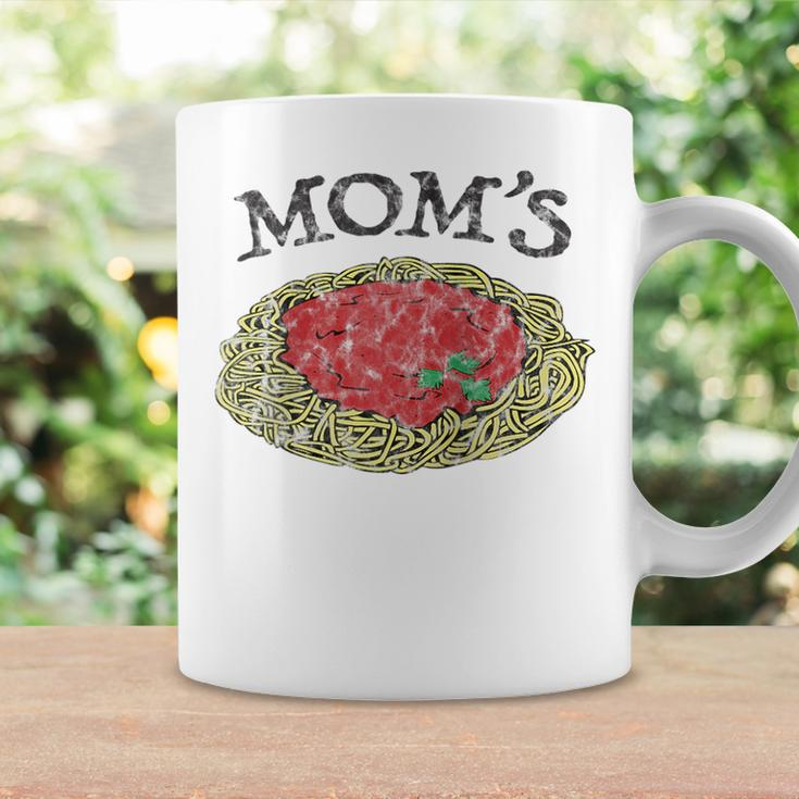 Moms Spaghetti Funny Italian Graphic Print Coffee Mug Gifts ideas
