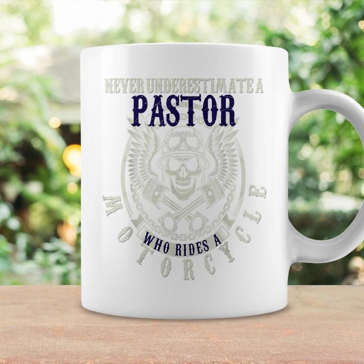 Never Underestimate A Pastor Who Rides Motorcycles Coffee Mug Gifts ideas