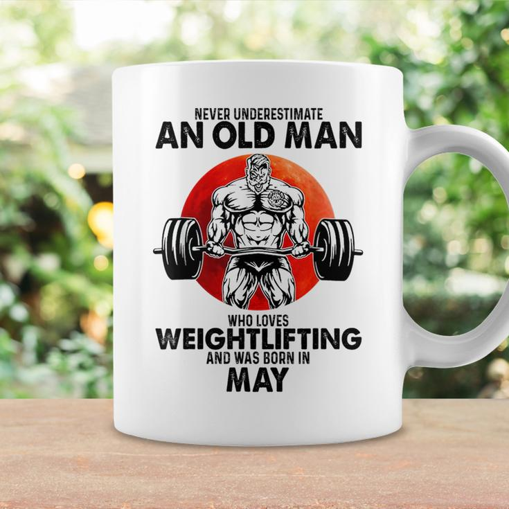 Never Underestimate An Old Man Loves Weightlifting May Coffee Mug Gifts ideas