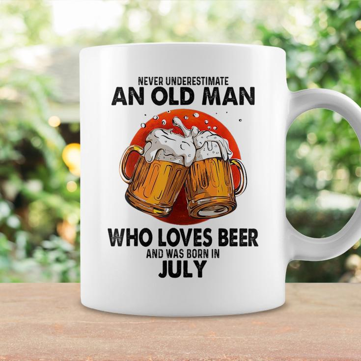 Never Underestimate An Old Man Who Loves Beer Born In July Coffee Mug Gifts ideas