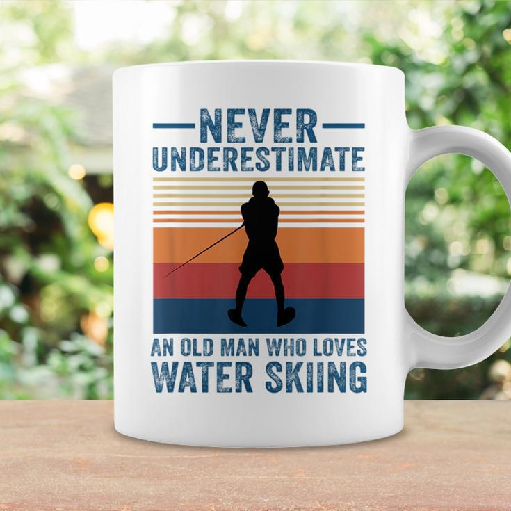 Never Underestimate An Old Man Who Loves Water Skiing Sport Coffee Mug Gifts ideas