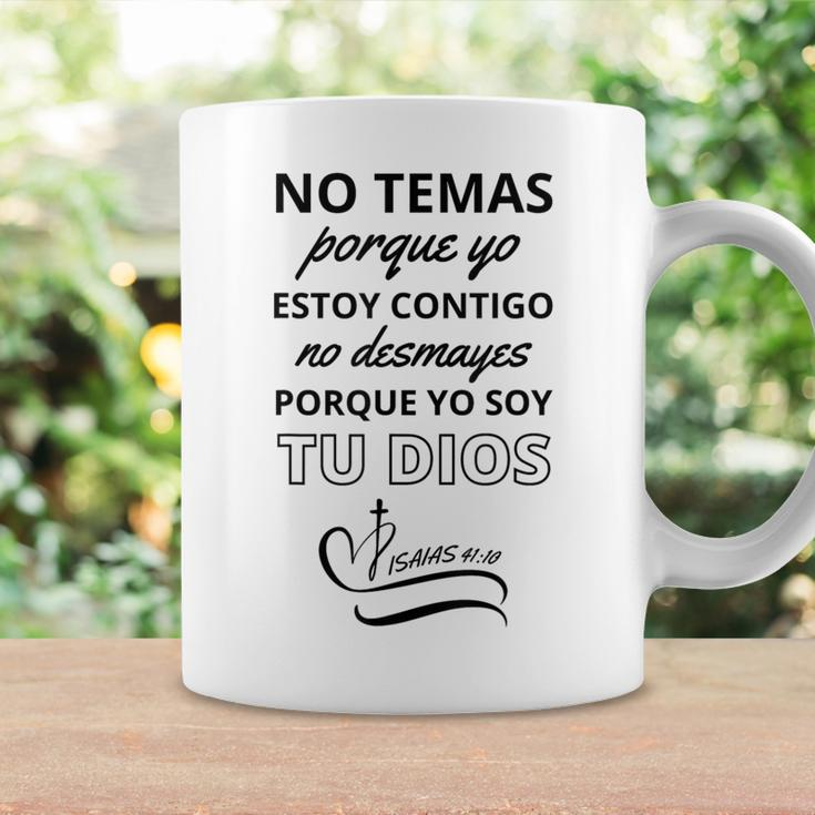 No Temas Christian Quote In Spanish Bible Verse Isaias 4110 Coffee Mug Gifts ideas