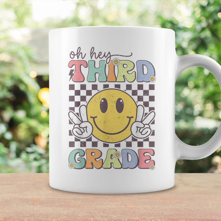 Oh Hey Third Grade Hippie Smile Face 3Rd Grade Team Coffee Mug Gifts ideas