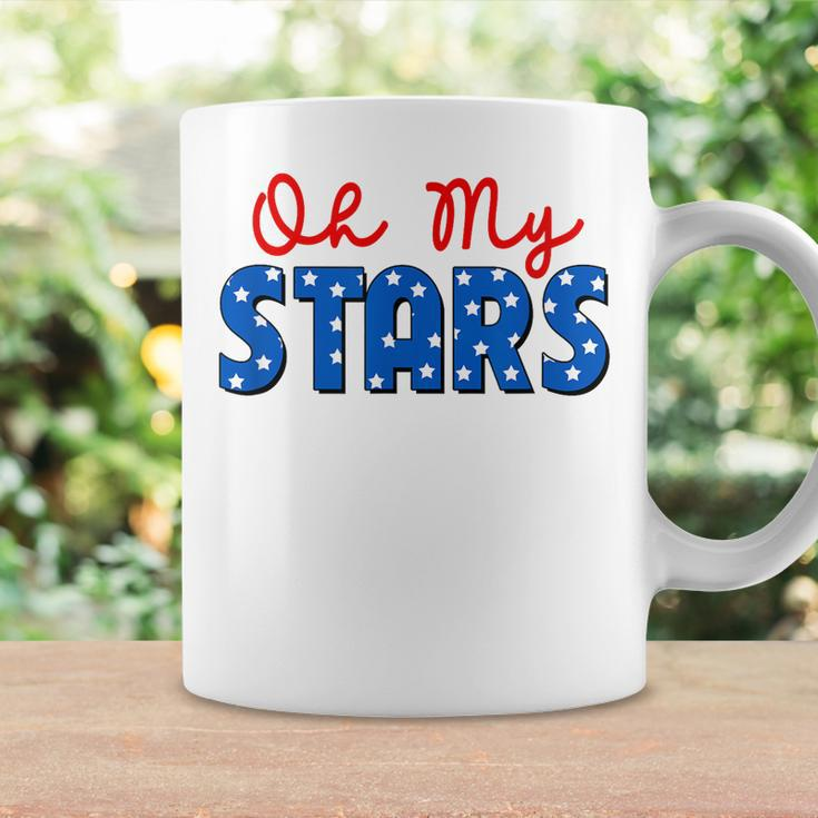 Oh My Stars 4Th Of July Independence Memorial Day Patriotic Coffee Mug Gifts ideas