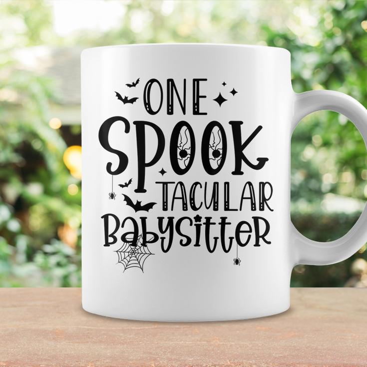 One Spooky Babysitter Scary Halloween Costume Spooky Coffee Mug Gifts ideas