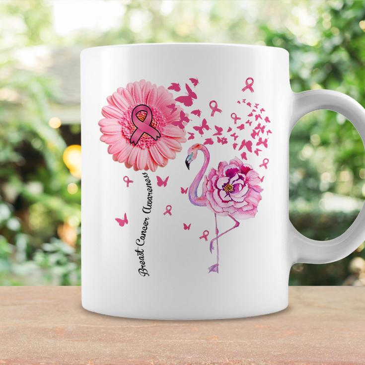Pink Bird Flamingo Breast Cancer Awareness Coffee Mug Gifts ideas