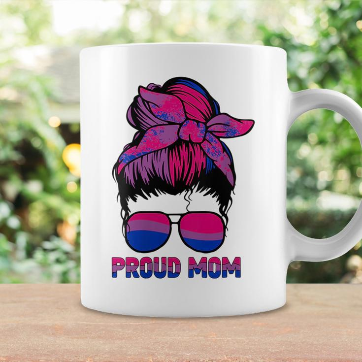 Proud Bisexual Mom Wife Funny Support Bi Lgbt Pride Flag Coffee Mug Gifts ideas