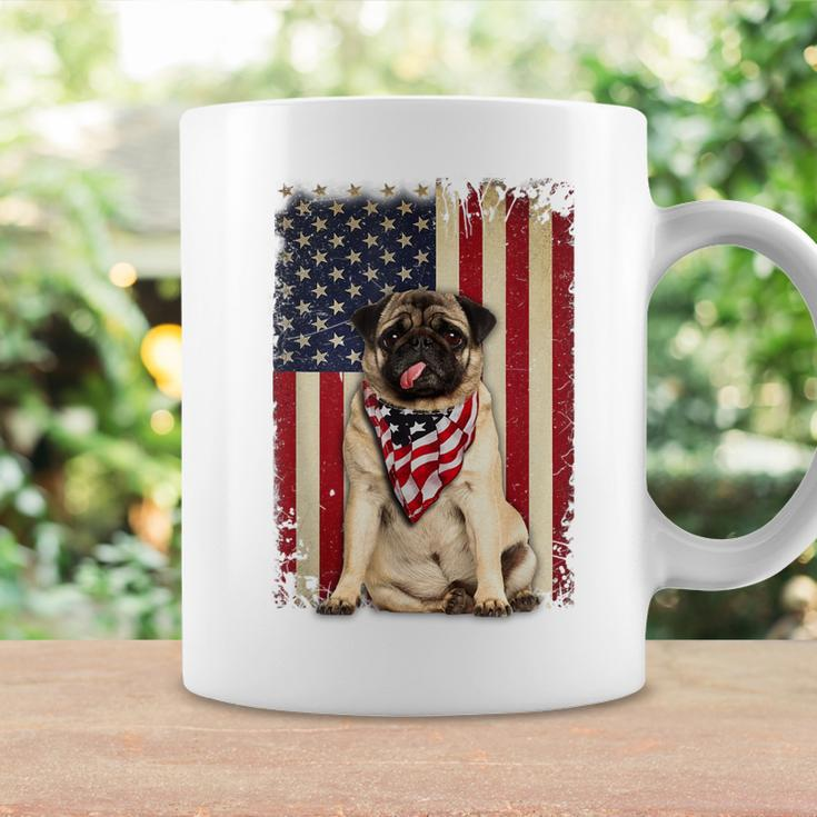 Pug American Flag 4Th Of July Independence Coffee Mug Gifts ideas