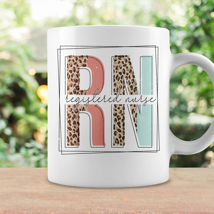 Registred Nurse Leopard Rn Life Nurses Day Medical Nursing Coffee Mug Gifts ideas