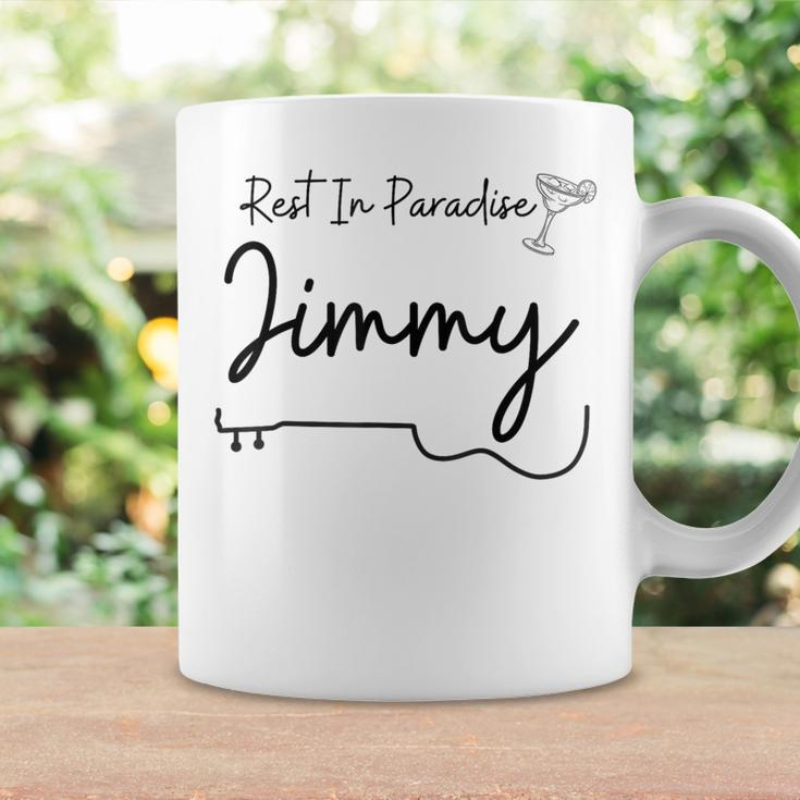 Rest In Paradise Jimmy Margarita Guitar Coffee Mug Gifts ideas