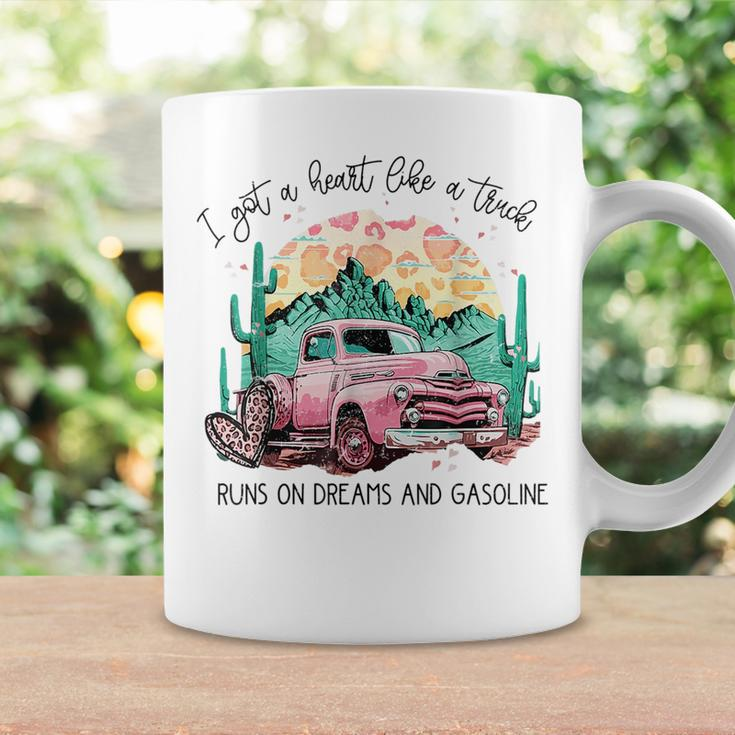 Retro Desert Truck Got A Heart Like A Truck Western Country Coffee Mug Gifts ideas