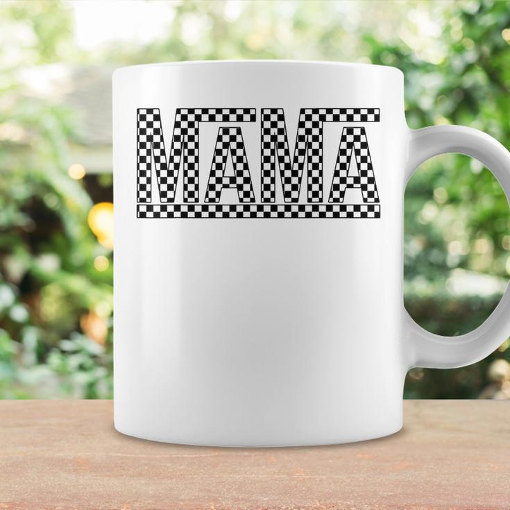 Retro Mama Checkered Pattern Mom Life Mother's Day Coffee Mug Gifts ideas