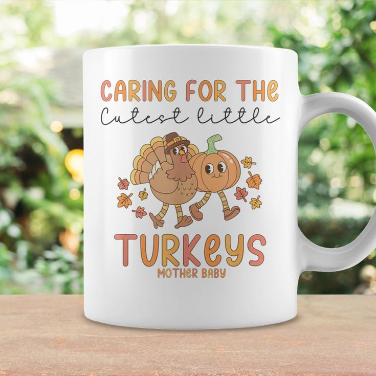 Retro Thanksgiving Mother Baby Nurse Postpartum Maternity Coffee Mug Gifts ideas