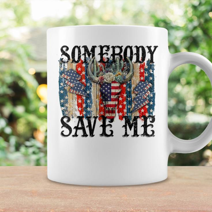 Somebody Save Me Country Music Retro Cowgirl Coffee Mug Gifts ideas