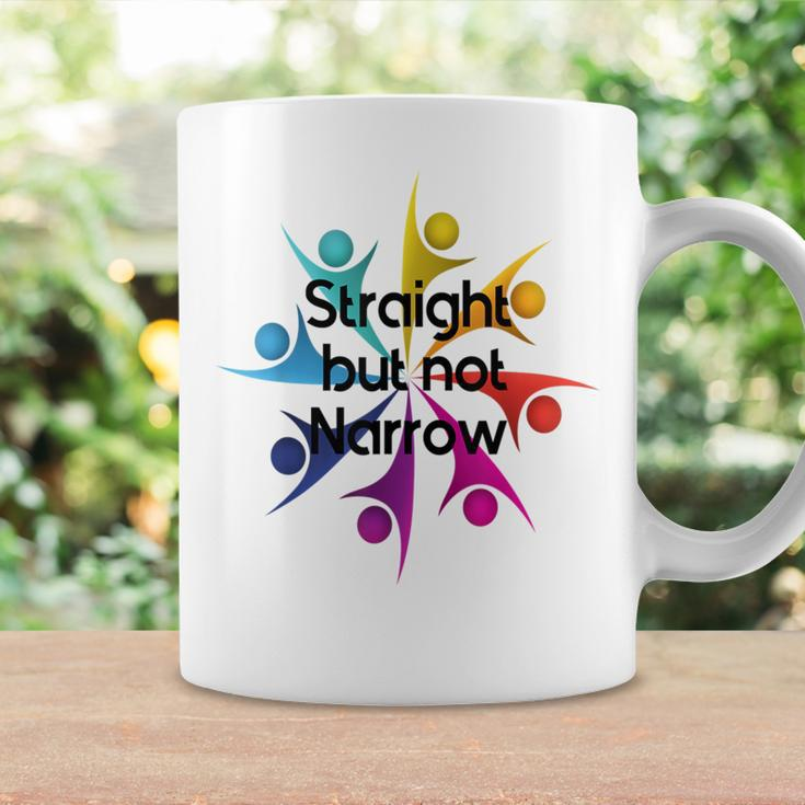Straight But Not Narrow Lgbt Quote Gay Pride Support Coffee Mug Gifts ideas