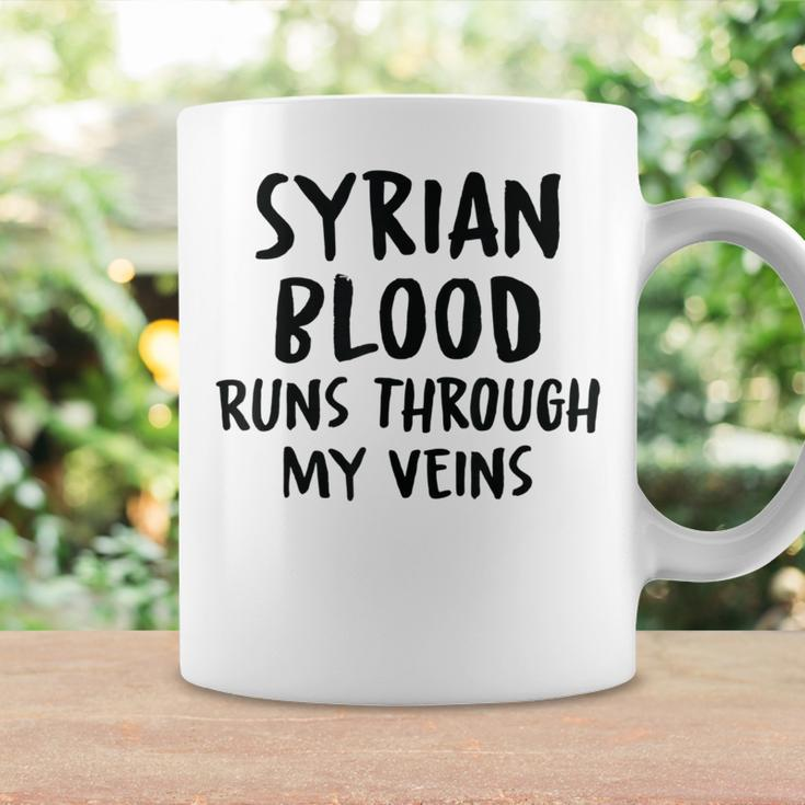 Syrian Blood Runs Through My Veins Novelty Sarcastic Word Coffee Mug Gifts ideas