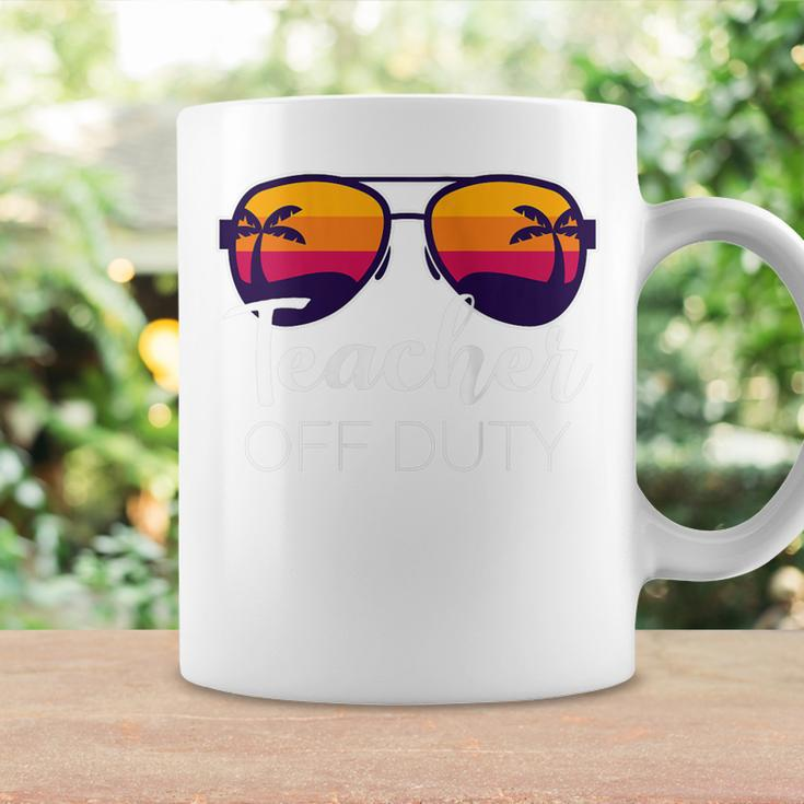 Teacher Off Duty Last Day Of School Palm Tree Sunglasses Coffee Mug Gifts ideas