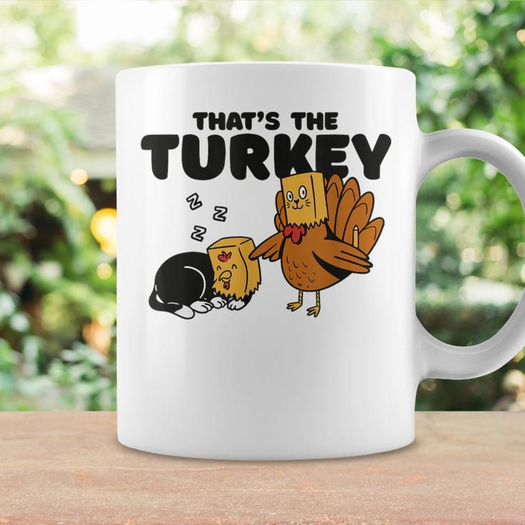 Thanksgiving Cat Fake Cat Thanksgiving Turkey Coffee Mug Gifts ideas