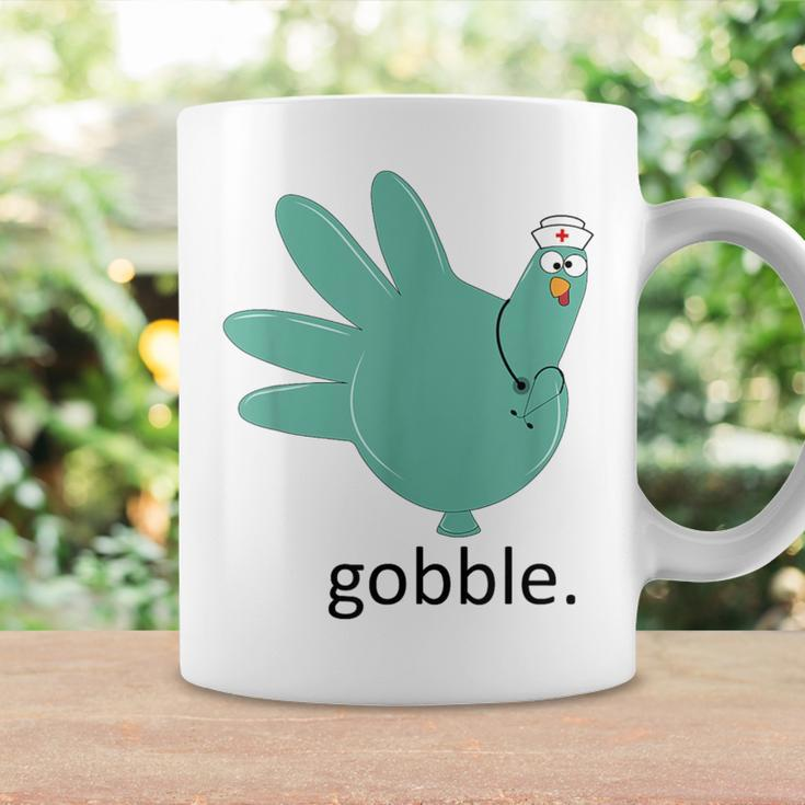 Turkey Gobble Glove Thanksgivin Nurse Medical Thankful Nurse Coffee Mug Gifts ideas