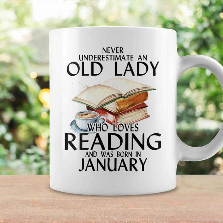 Never Underestimate An Old Lady Who Loves Reading January Coffee Mug Gifts ideas